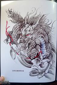 Китайская традиционная картина татуировки единорога