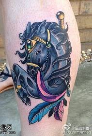 tato unicorn cantik pada anak lembu