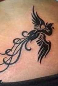 waist totem phoenix Tattoo pattern