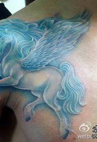 patrún tattoo gualainn: pictiúr patrún gualainn unicorn ghualainn