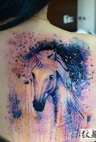 koulè unicorn tatouage foto apresyasyon 149653- 麒麟 神兽 tatoo 作品 集