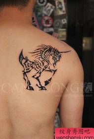 ombreiro para nenos tópico clásico popular tótem de unicornio 150077-brazo patrón de tatuaxe de unicornio popular exquisito