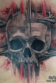 moški sprednji prsni koš priljubljen čeden evropski in ameriški model tatoo