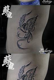 poikien vyötärö suosittu klassinen totem phoenix -tatuointikuvio