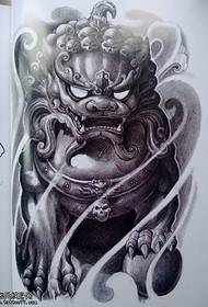 татуировка с рисунком танши
