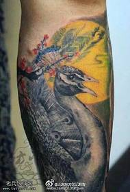 Legs Ink Phoenix Tattoo Pattern