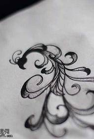 Phoenix Totem Tattoo Pattern