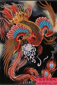 phoenix tattoo pattern
