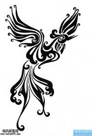Motif de tatouage Phoenix Totem