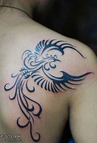 Плече Фенікс тотем татуювання візерунок
