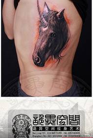 male male nthiti ozizira unicorn tattoo