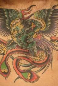 чоловічої грудей колір східних фенікс татуювання візерунок
