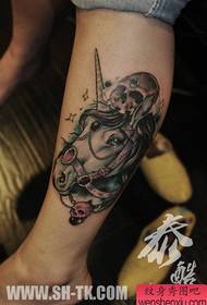 tattoo exemplar cruribus popularibus refrigescant unicornis