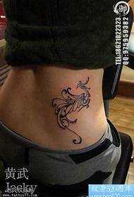 waist beautiful totem phoenix tattoo pattern