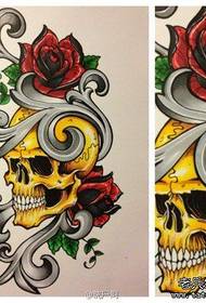 popolare manoscritto tatuaggio monocolore