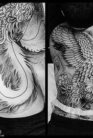 modeli i tatuazhit të thyer të phoenix