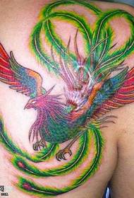 vzorec tetovaže prsnega korena Phoenix