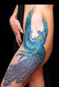 Professional Gallery ng Tattoo: Larawan ng Ankle Phoenix Tattoo