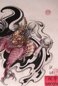 Isten fenevad tetoválás mintája: színes szent állat egyszarvú tetoválás mintázat