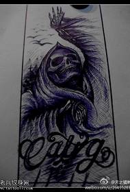 la figura del tatuaggio ha raccomandato un'opera manoscritta di tatuaggi di morte