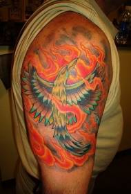 phoenix tattoo mamanu i le ufiufi o le ufiufi o le tauau