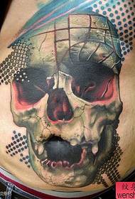 boys' waist is cool and handsome European and American color tattoo tattoo pattern
