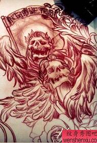 un bellissimo manoscritto di tatuaggi