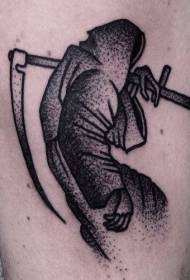 Smrt černé tetování tetování vzor