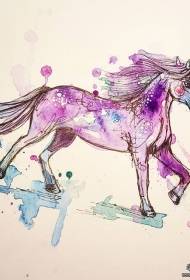 Skrip tato corak tato unicorn Eropa kanthi pola tato