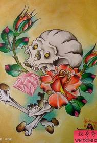 un manoscritto tatuaggio cool cool tatuaggio diamante