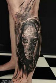 Benen Death Tattoo Engels tattoo patroon