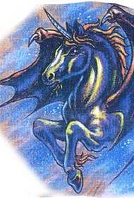 tato gambar corak tato unicorn Eropa lan Amerika
