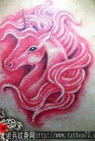 tattooêweya tatîlê ya unicorn: stûyê Pîvana rengîn a Unicorn Tattoo