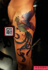 male leg classic pop pattern ng phoenix tattoo