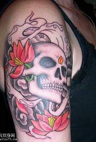 tauira taimana mo te tattoo skull