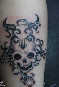 leg taurus tattoo patroan