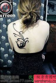 szépség vissza klasszikus népszerű totem főnix tetoválás minta
