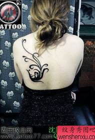 beauty back classic popular totem phoenix tattoo pattern