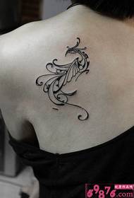 line totem phoenix tetoválás kép