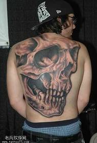 modello tatuaggio schiena piena