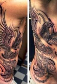 Tattoo Phoenix iche-iche dị mfe Line Tattoo Black Phoenix Tattoo ụkpụrụ