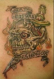 Modello tatuaggio pugnale Shantou