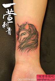 ragazza braccio modello di tatuaggio unicorno popolare carino 150097 - modello di tatuaggio unicorno carino e popolare alla caviglia della ragazza