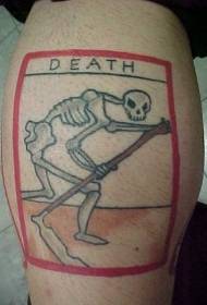 modello di tatuaggio classico tarocchi della morte