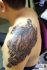 yekisiki yakatevedzana unicorn tattoo