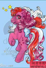 a popular cute little unicorn tattoo manuscript