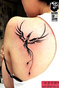 მხრის ტოტემი phoenix tattoo ნიმუშის სურათი