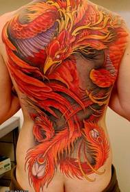 Itzuli osoa Phoenix Tattoo Pattern