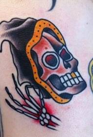 käsivarren väri kuoleman tatuointi malli