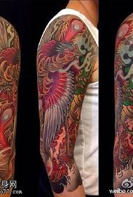 Skildere prachtige sfear fan it tattoo tattoopatroon fan Phoenix